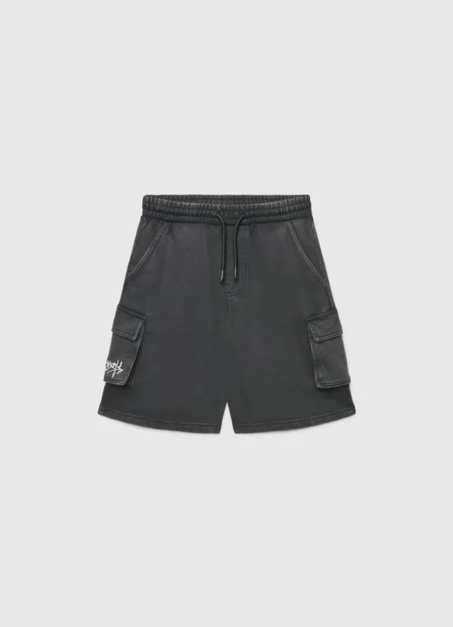 Calliope short cargo garçon cordon broderie