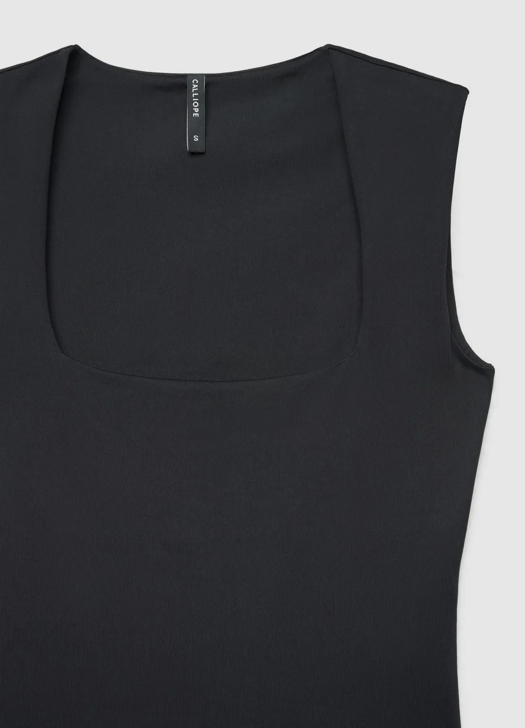 Calliope Body col carré femme sans manches noir
