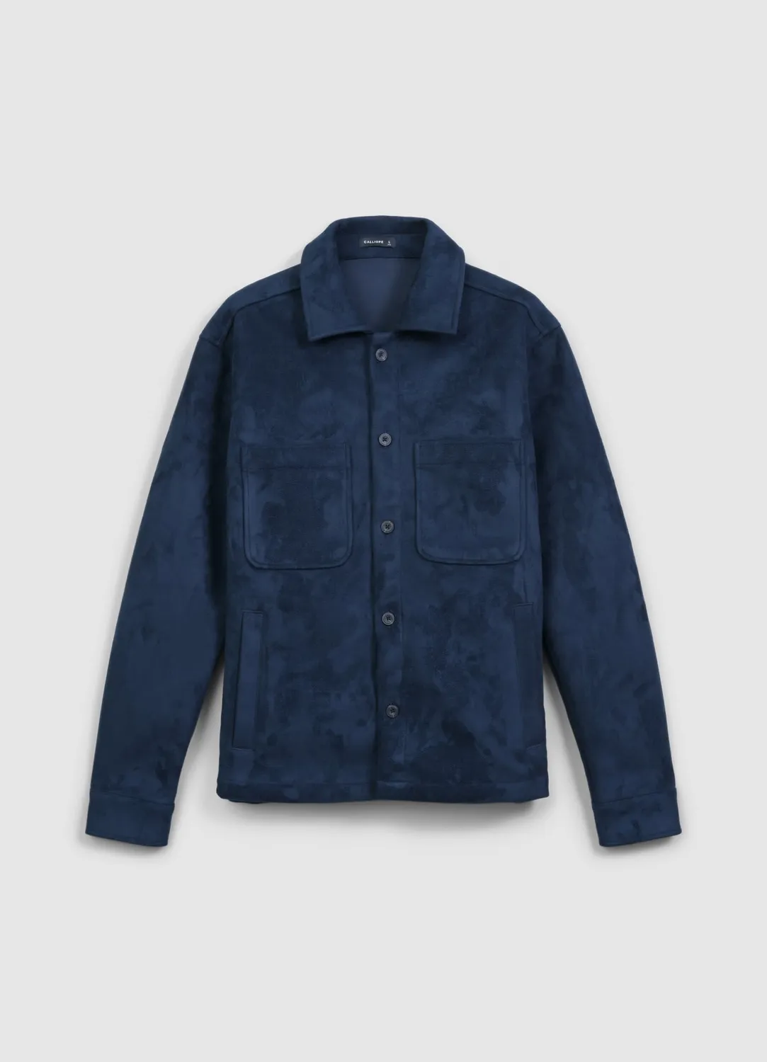 Calliope Shacket homme suédine poches S-L-XL