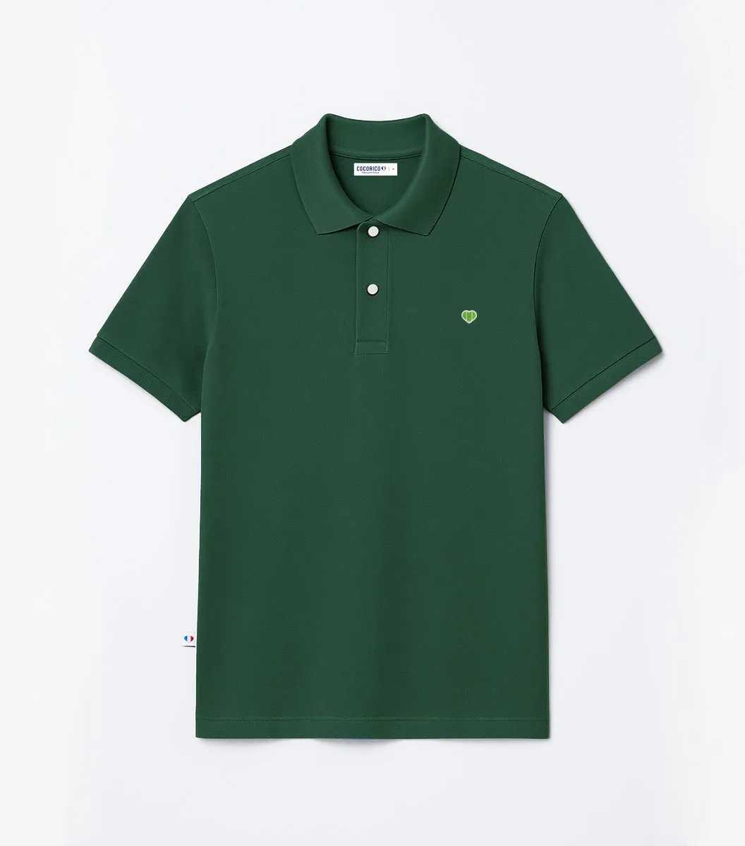 Cocorico Sapin Le Coeur polo homme S-3XL 100% coton