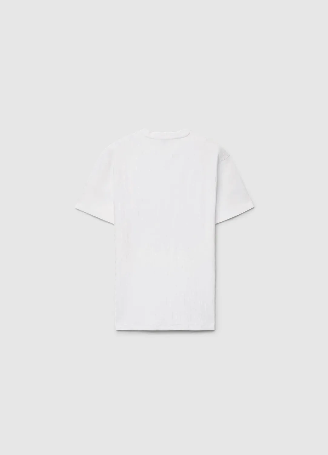 Calliope t-shirt côtelé col rond homme