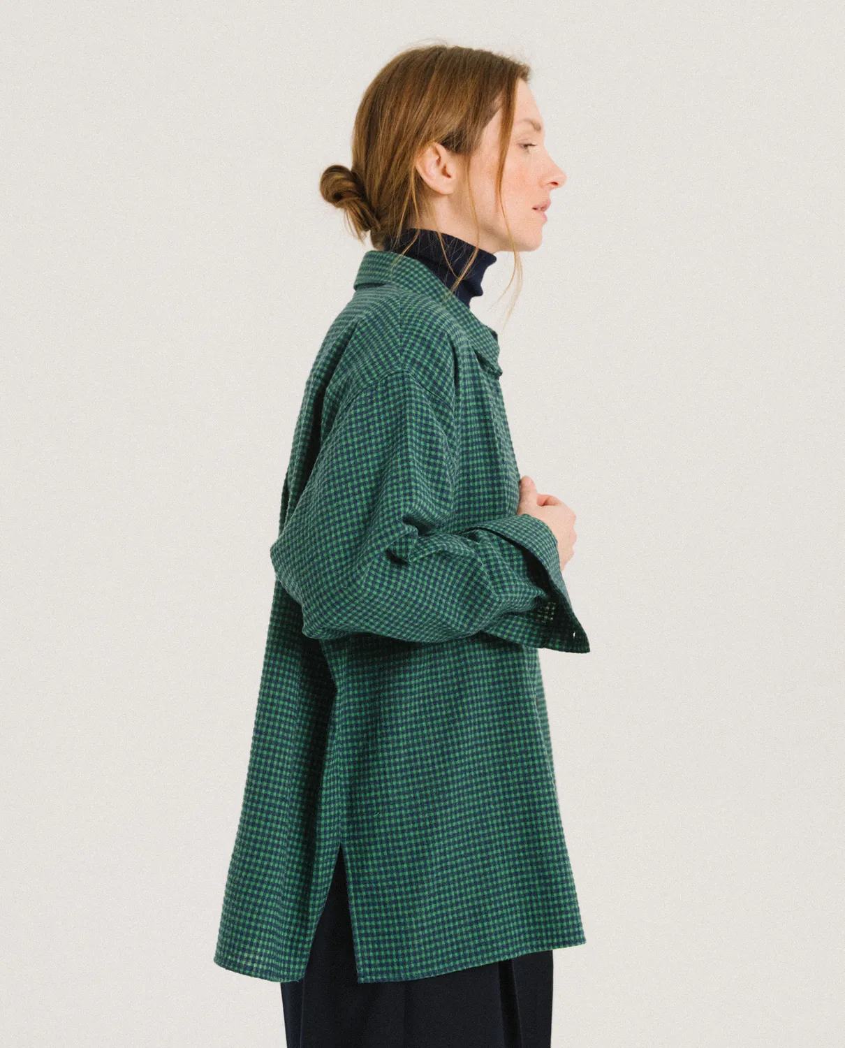 TINSELS WYOMING POEM chemise flanelle à carreaux
