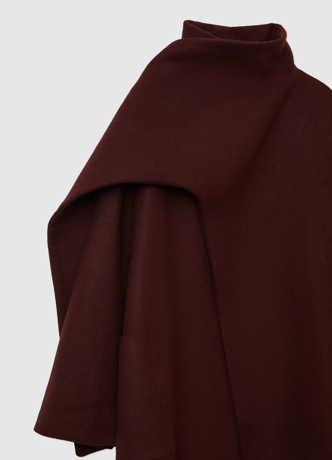Calliope manteau écharpe intégrée femme taille S