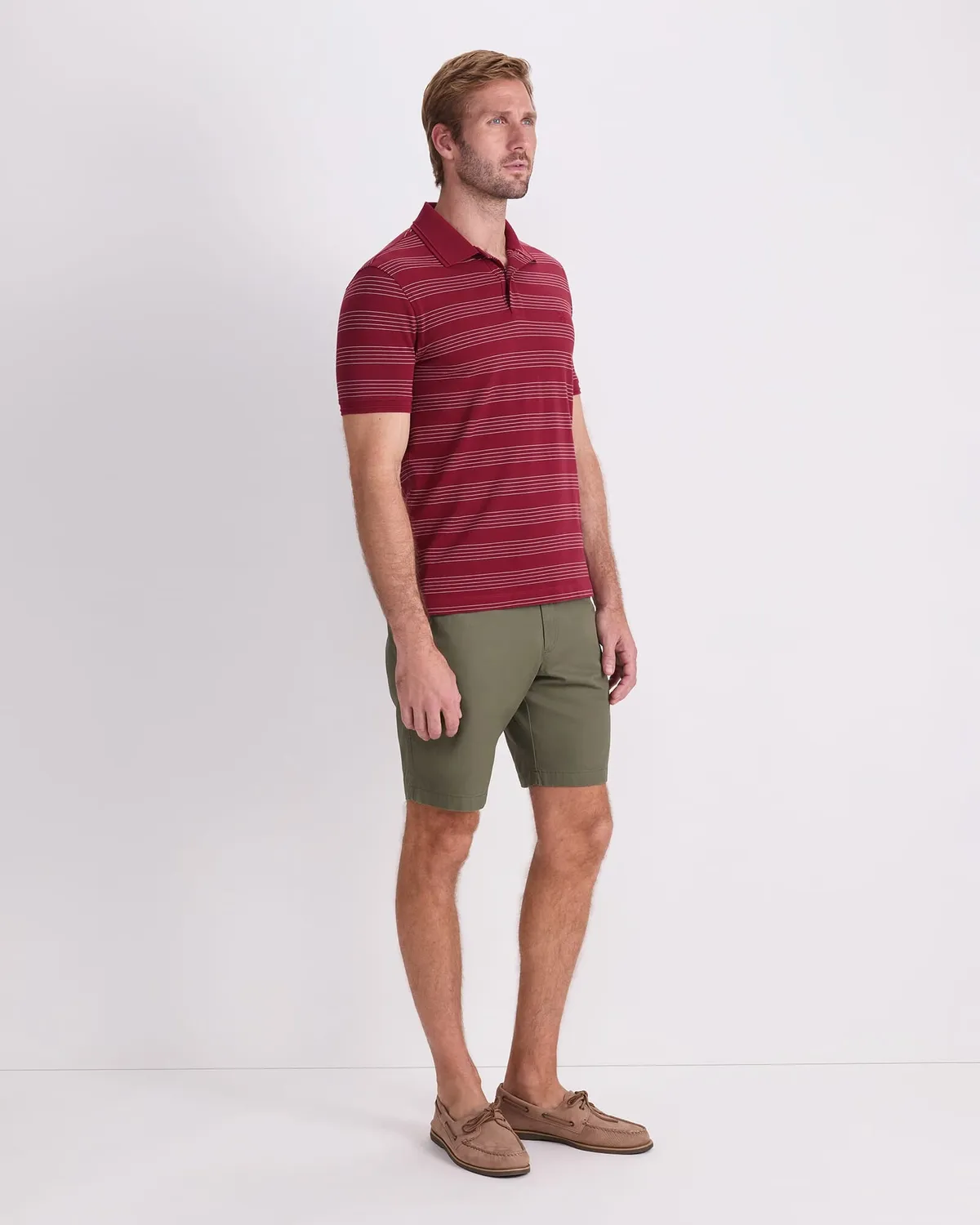 Sportscraft SC Stripe polo piqué coton homme rayé