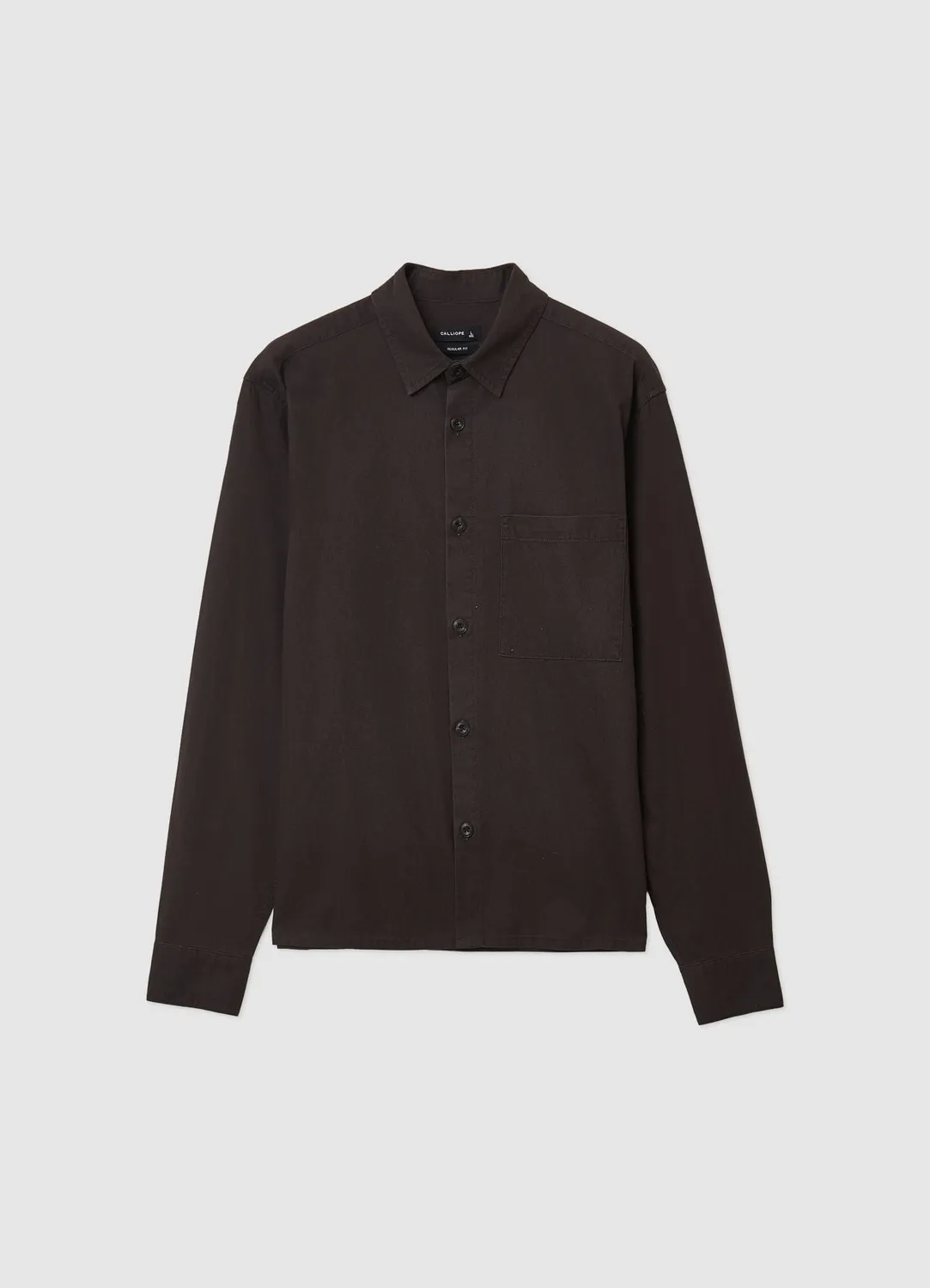 Calliope chemise homme coton classique manches longues