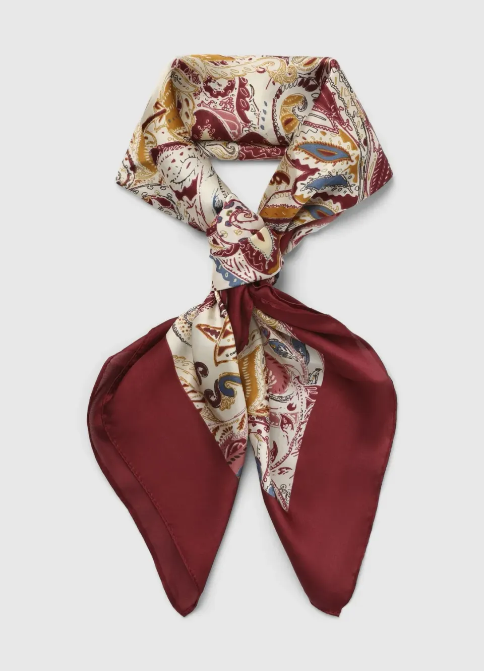 Calliope foulard grand 80x80 imprimé paisley