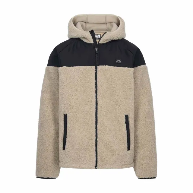 Kappa Ilui Veste homme beige polaire sherpa