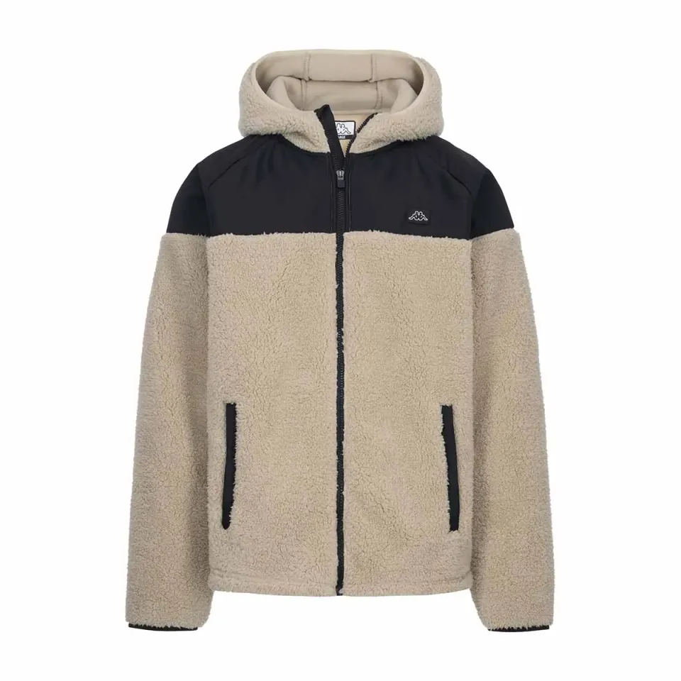 Kappa Ilui Veste homme beige polaire sherpa