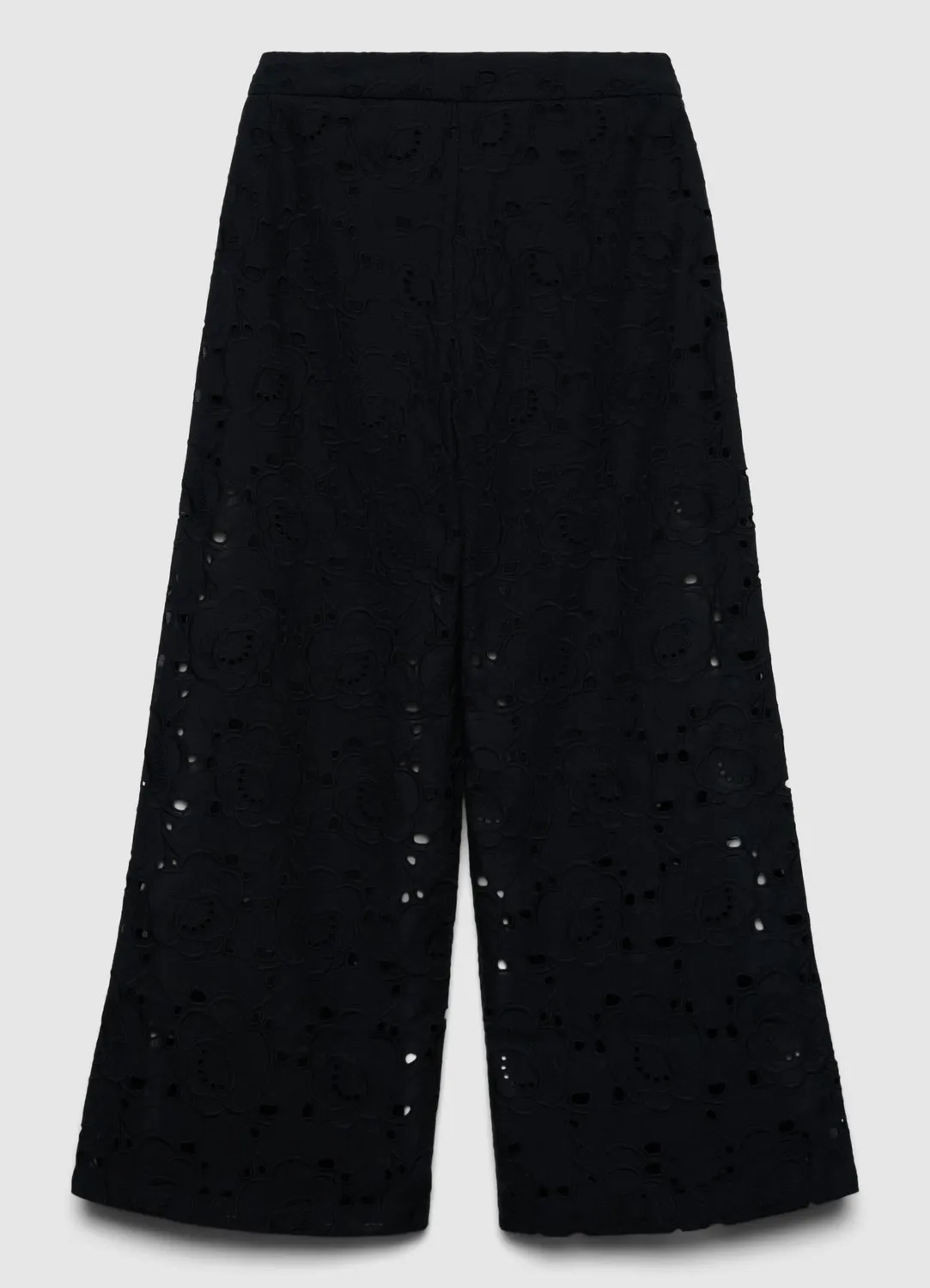 Calliope Pantalon culotte femme broderie sangallo