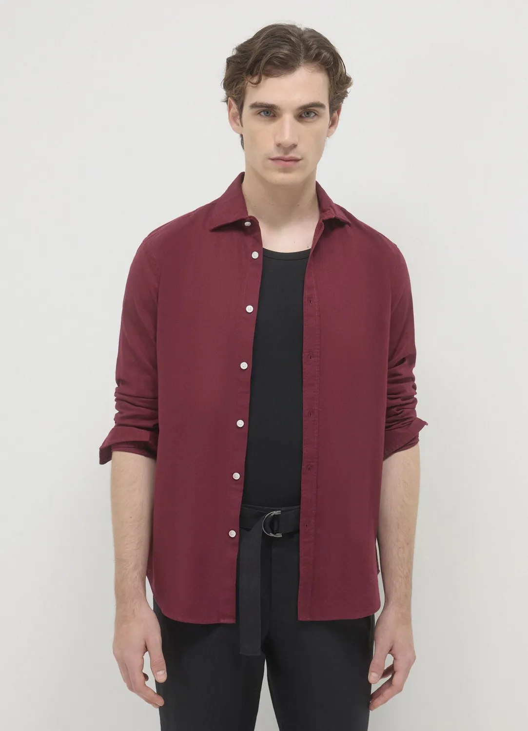 Calliope chemise lin classique homme unie