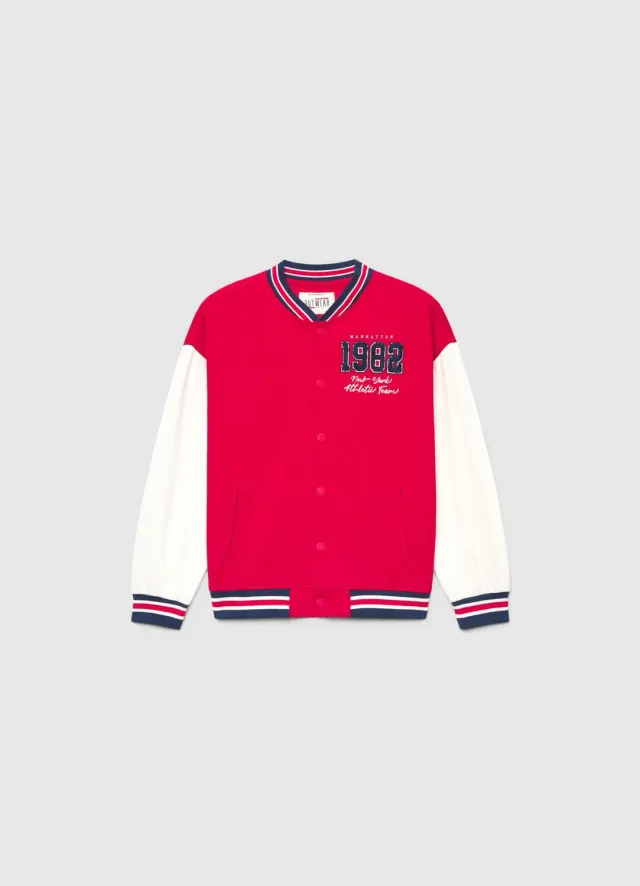 Calliope bomber college garçon imprimé varsity