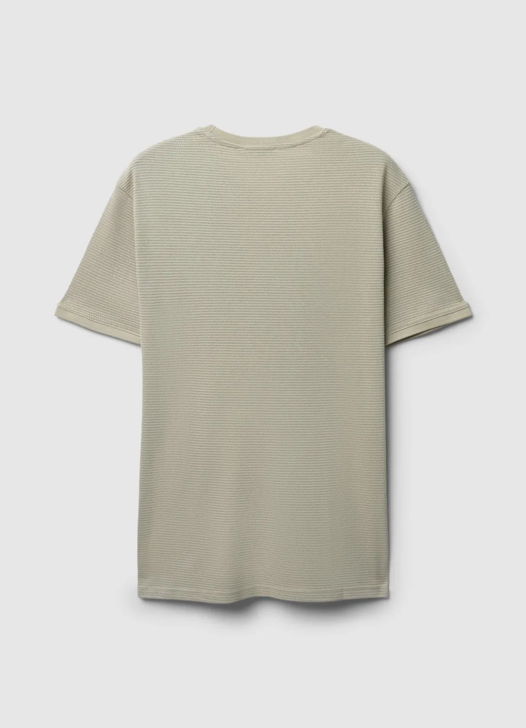 Calliope T-shirt coton opéré homme col rond uni