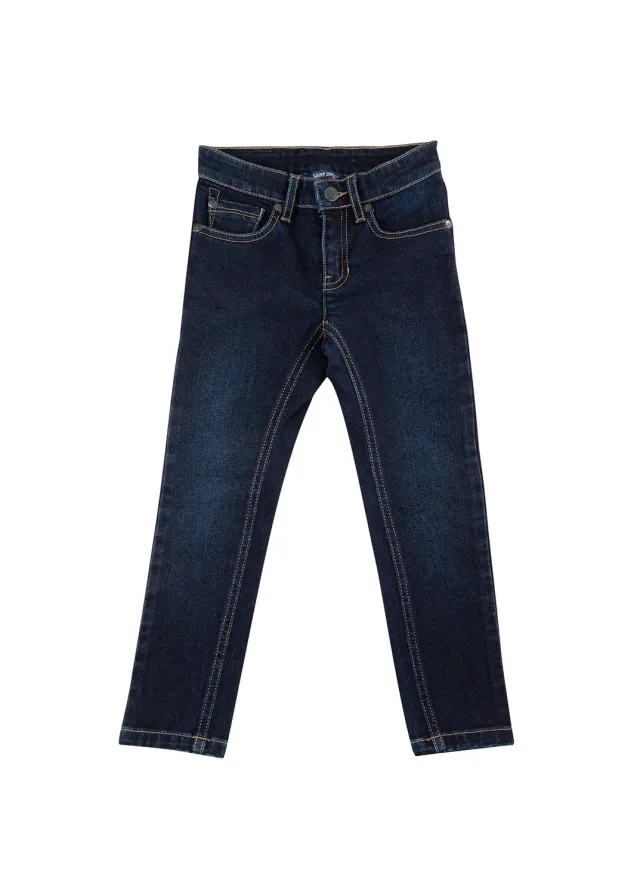 Saint James David jean enfant brut denim stretch