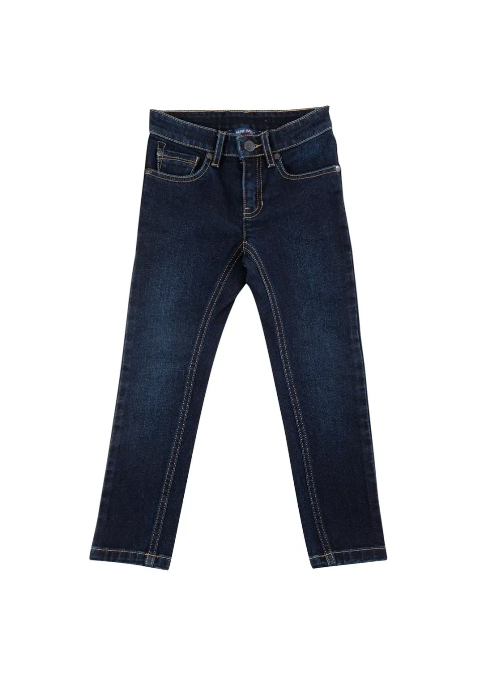 Saint James David jean enfant brut denim stretch