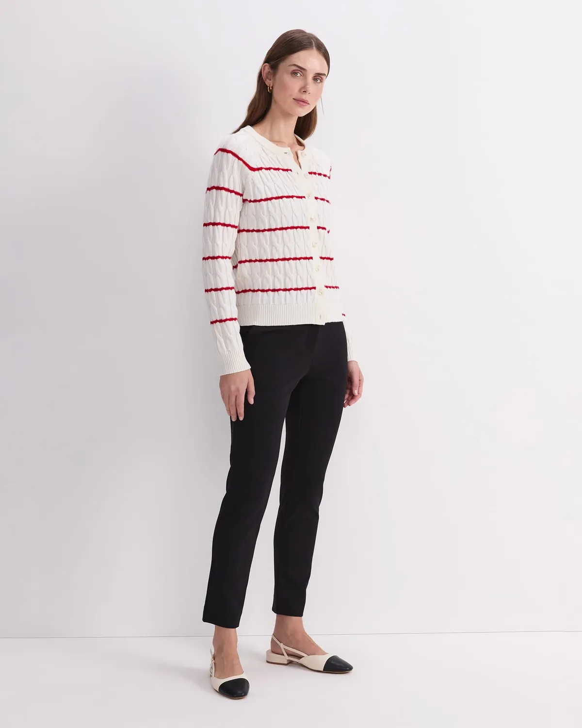Sportscraft Merino Cable cardigan laine mérinos
