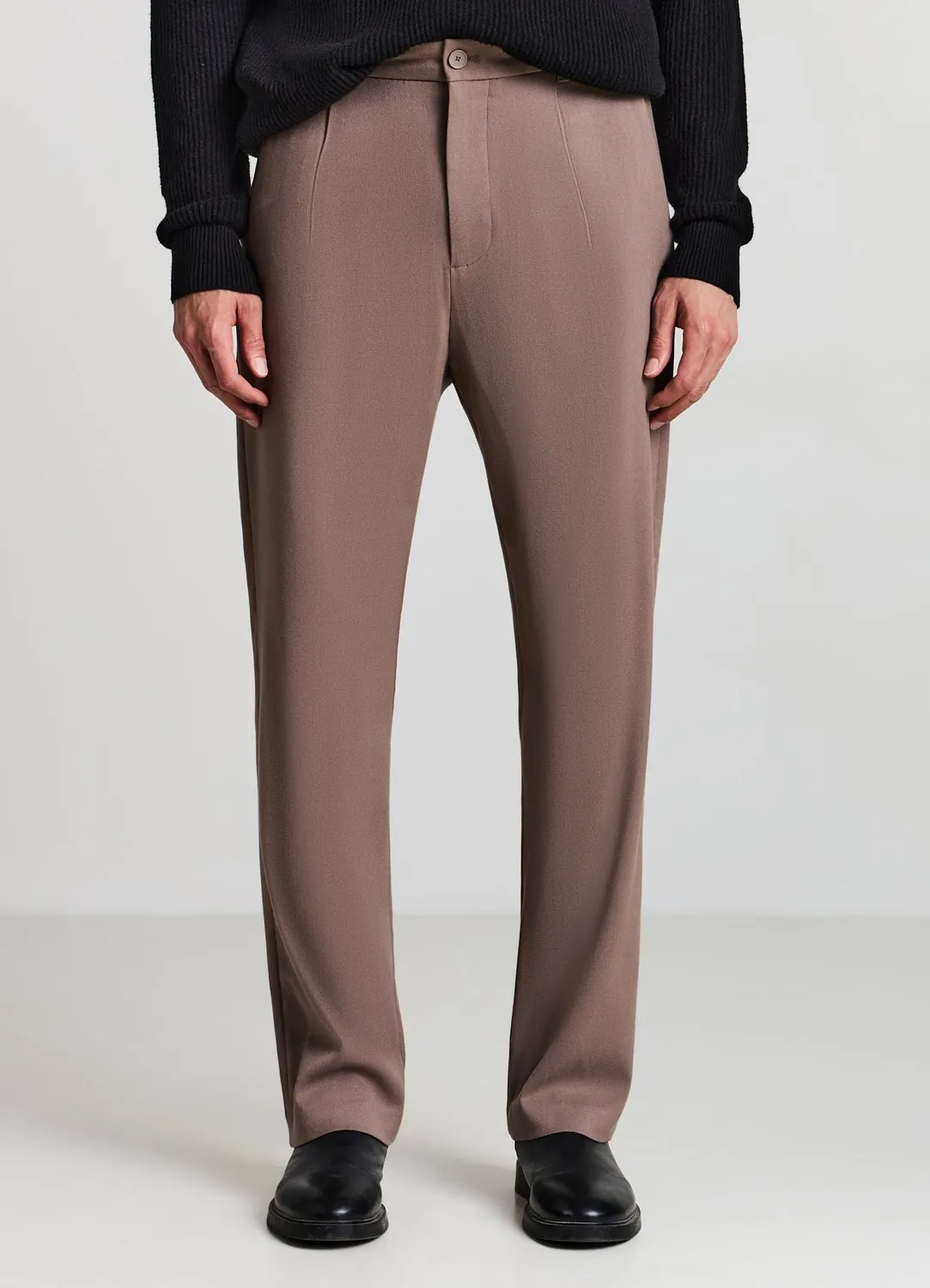 Calliope pantalon homme à pinces coupe droite