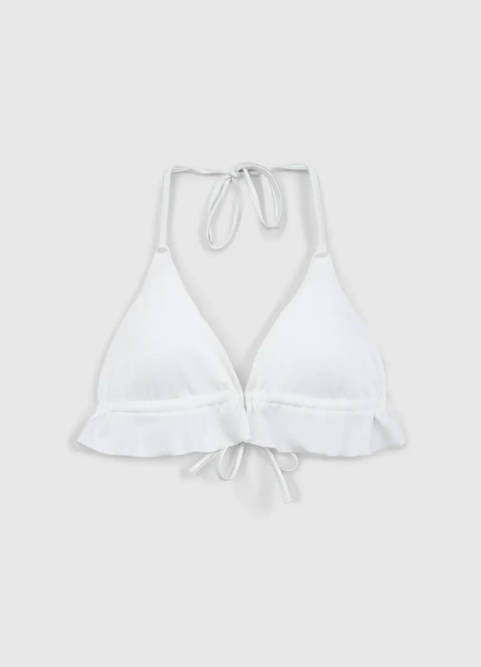 Calliope haut de bikini triangle à volants femme