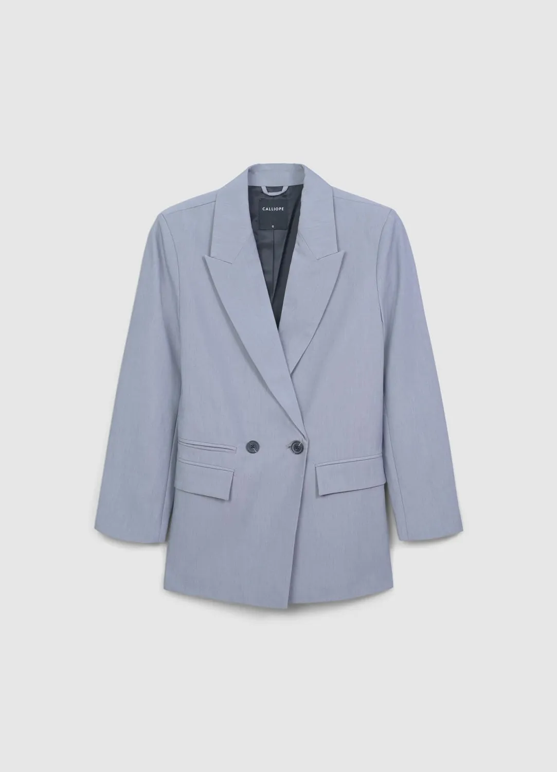 Calliope veste double boutonnage femme mélangée