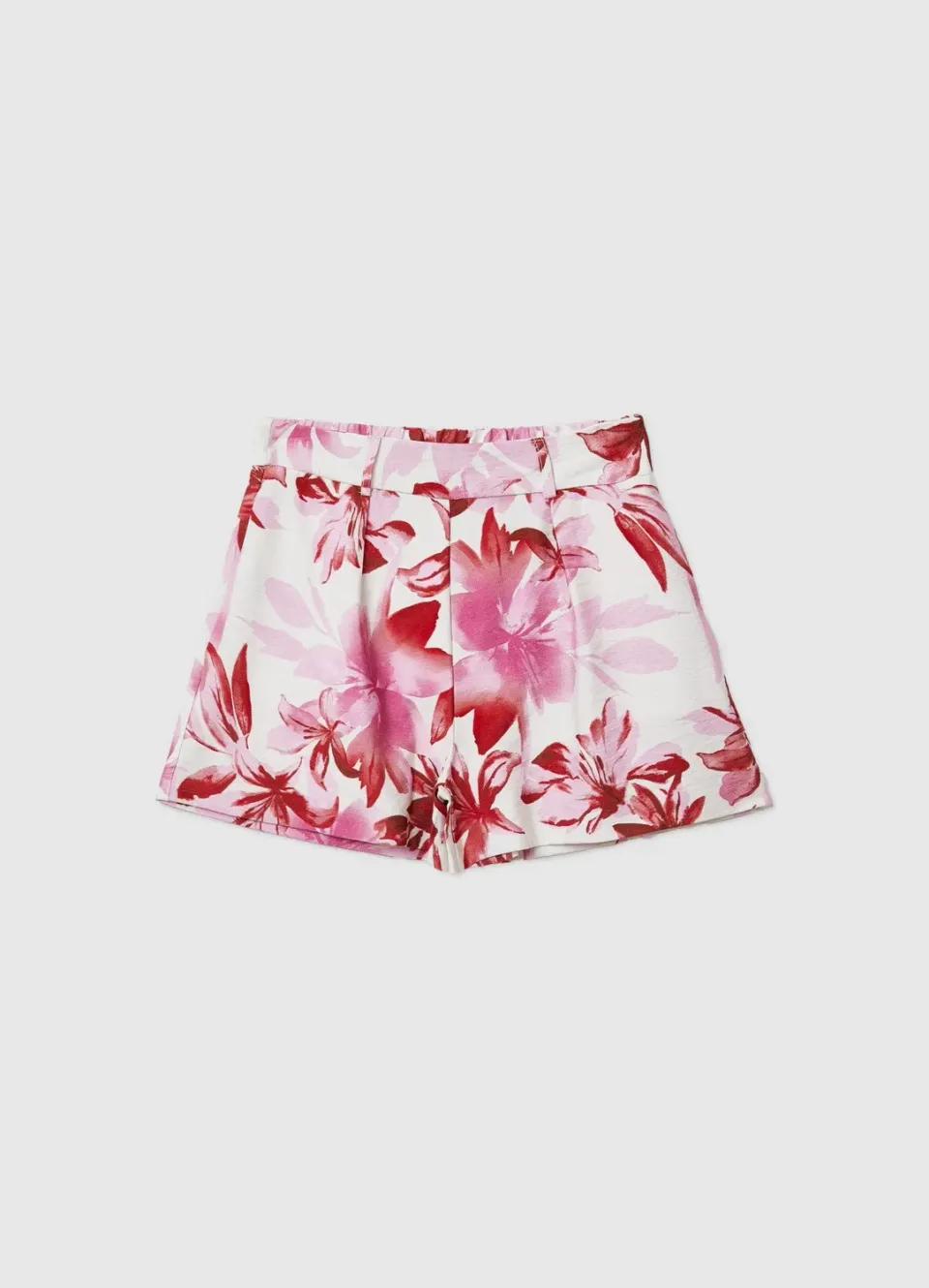 Calliope Fleurs short femme imprimé fleurs