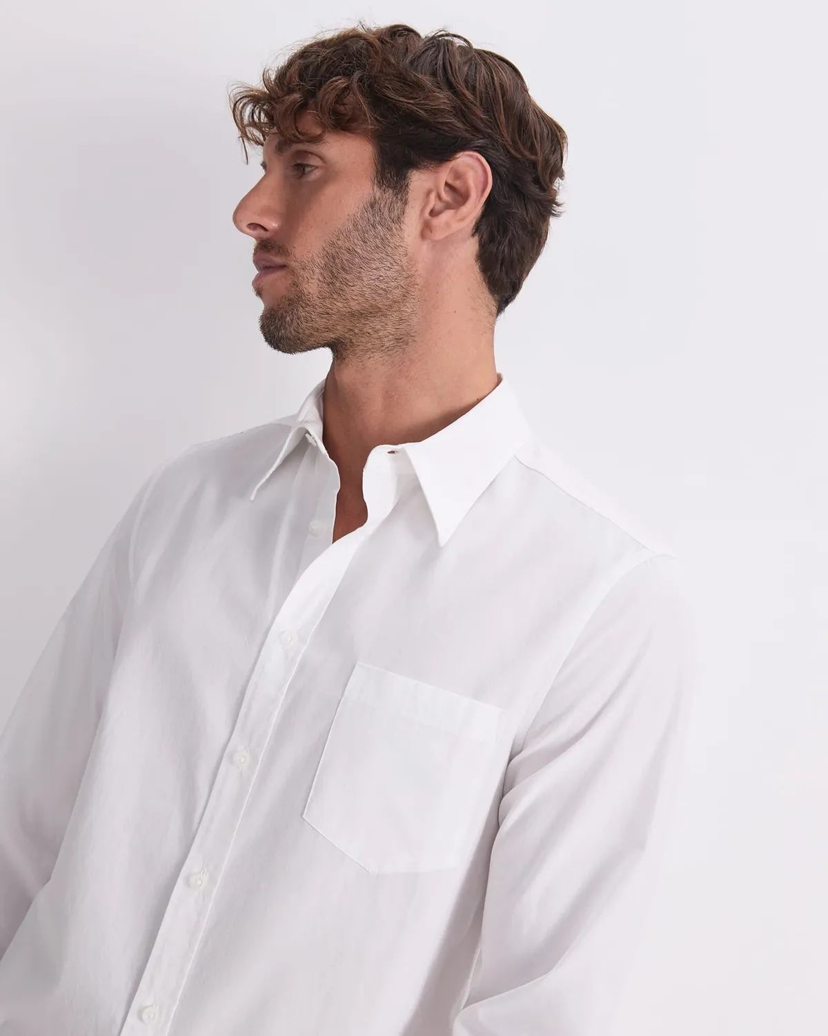 Sportscraft chemise popeline coton homme manches longues