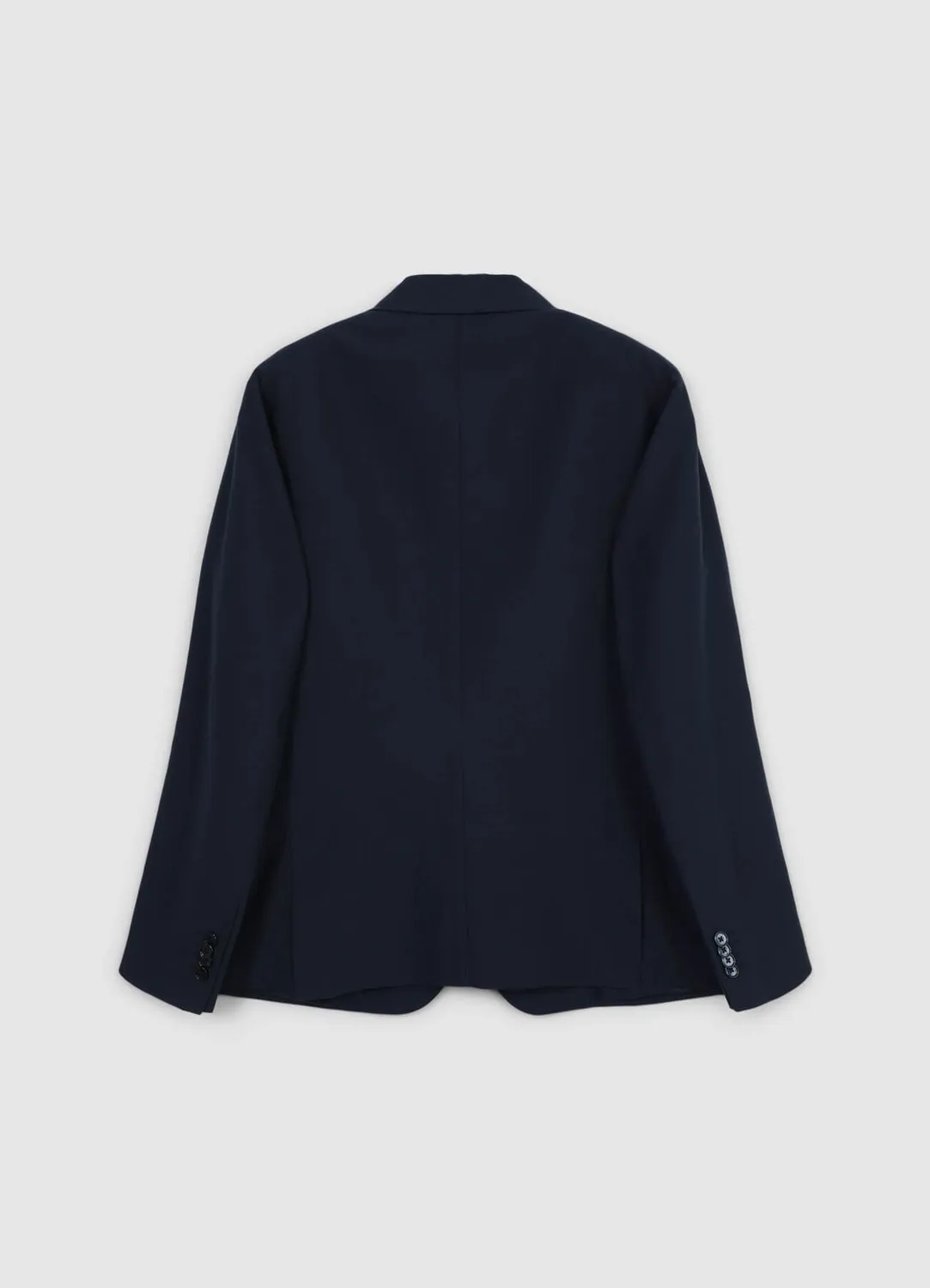 Calliope Veste monopetto lin homme coupe droite