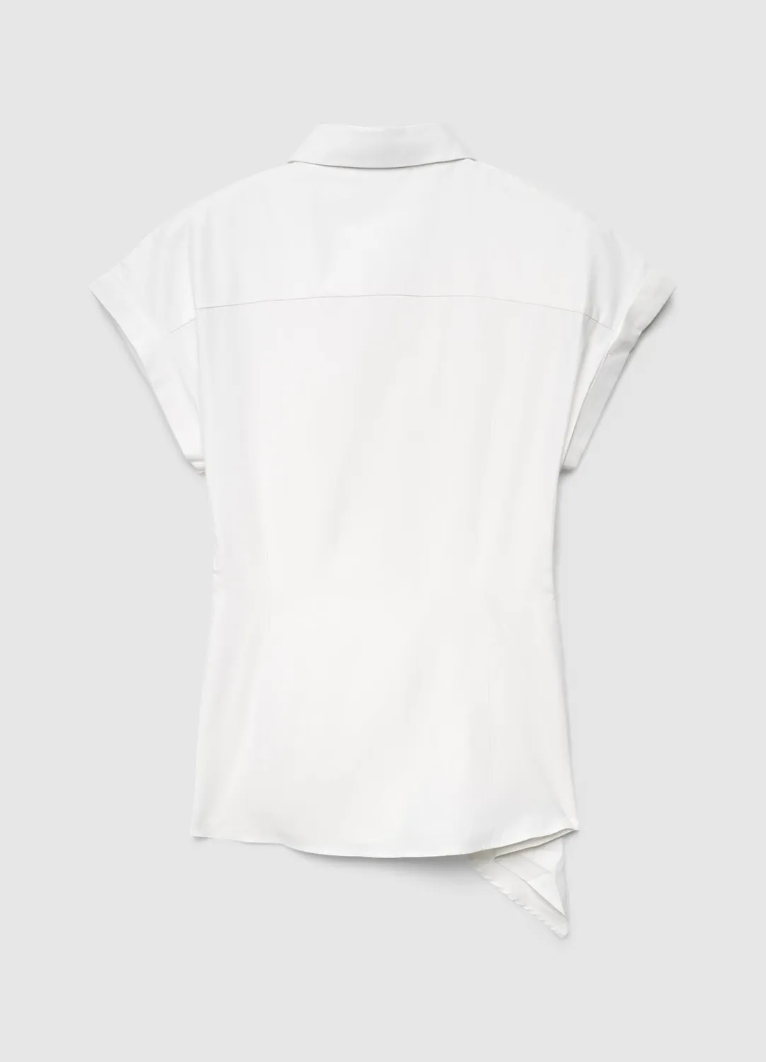 Calliope chemise femme nœud côté manches courtes