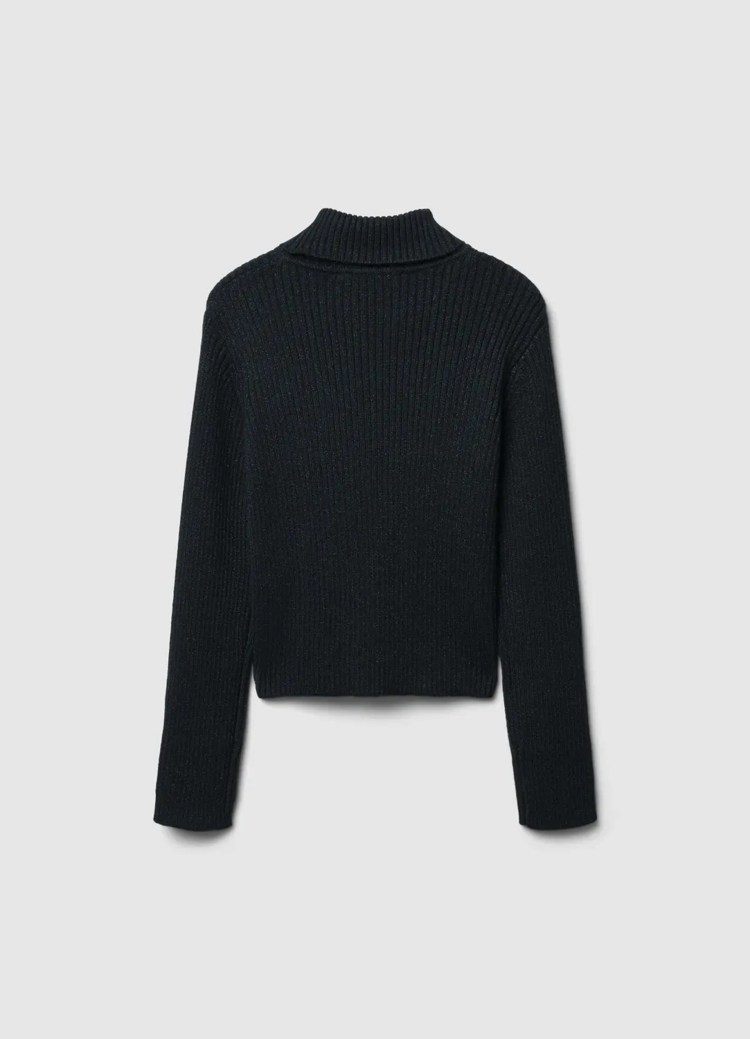 Calliope Pull col roulé fille côtelé luminescent