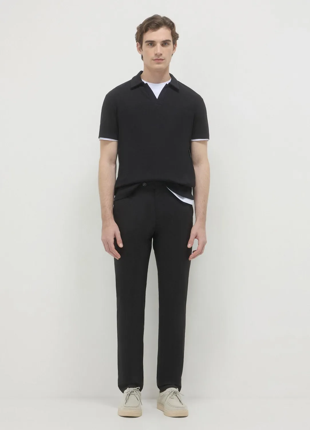 Calliope pantalon chino coton homme uni