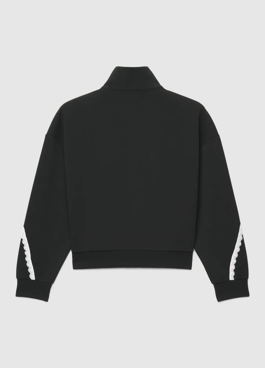 Calliope sweat zip macramé femme