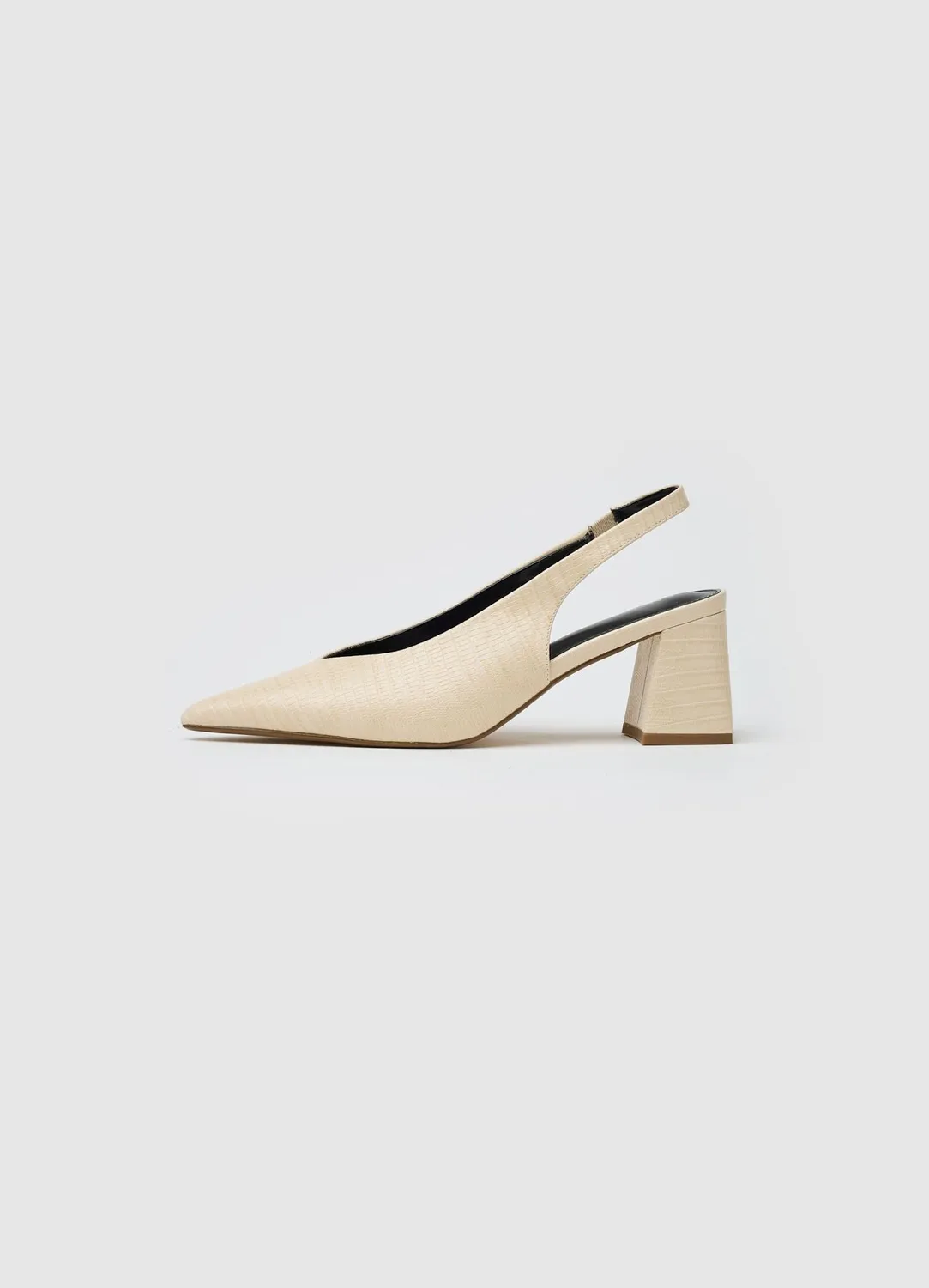 Calliope slingback femme talon large 7,5 cm