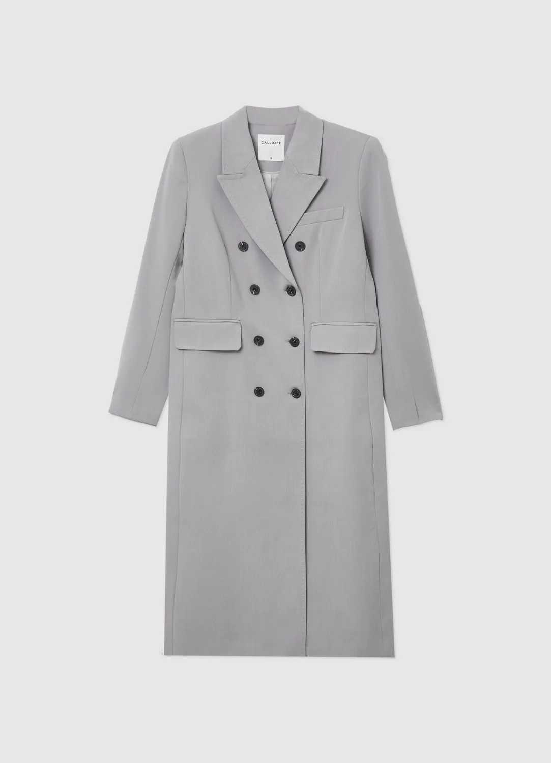 Calliope trench long effet suède femme à capuche