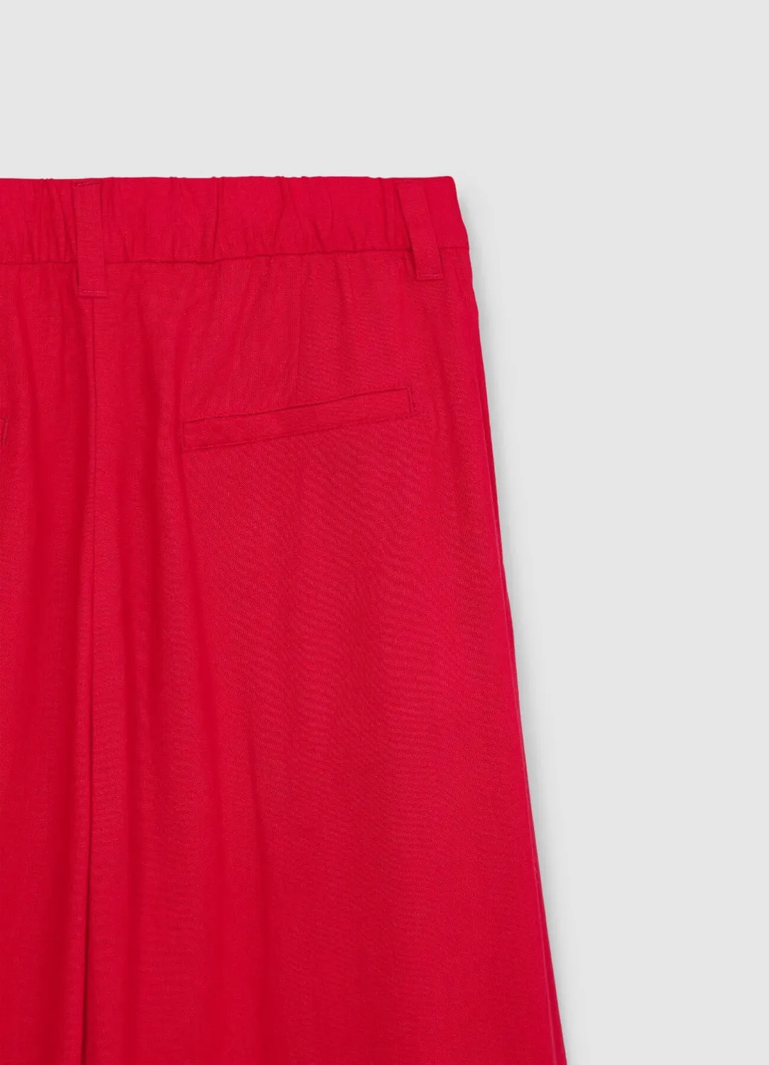 Calliope pantalon palazzo femme mélange lin