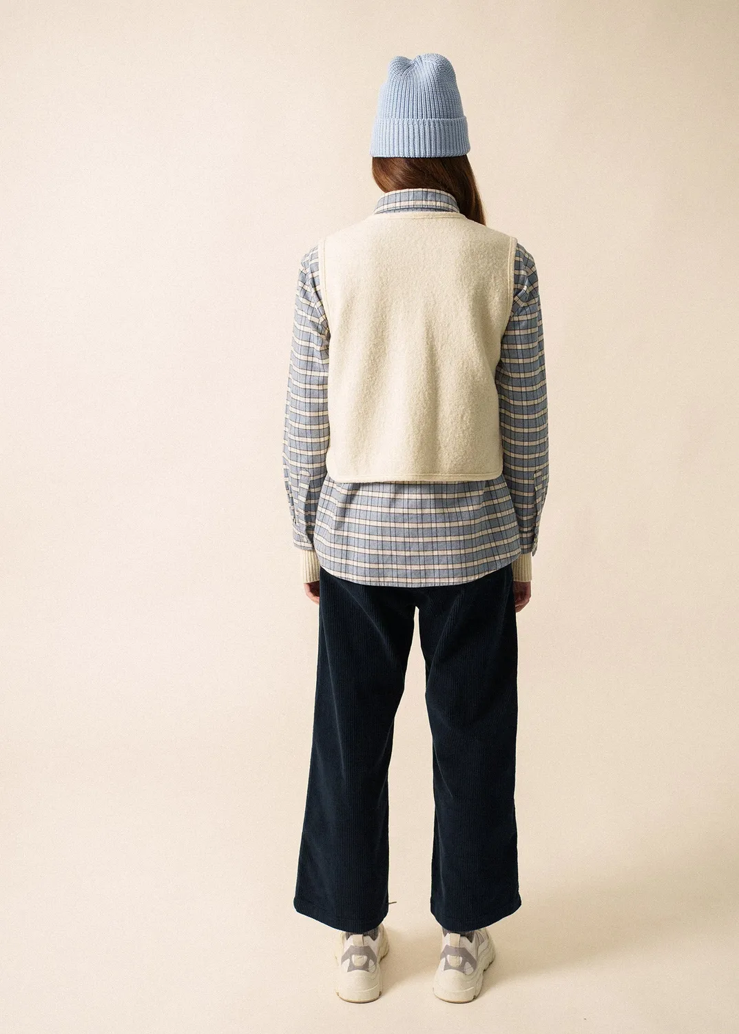 Saint James Jura veste sans manches blanc laine