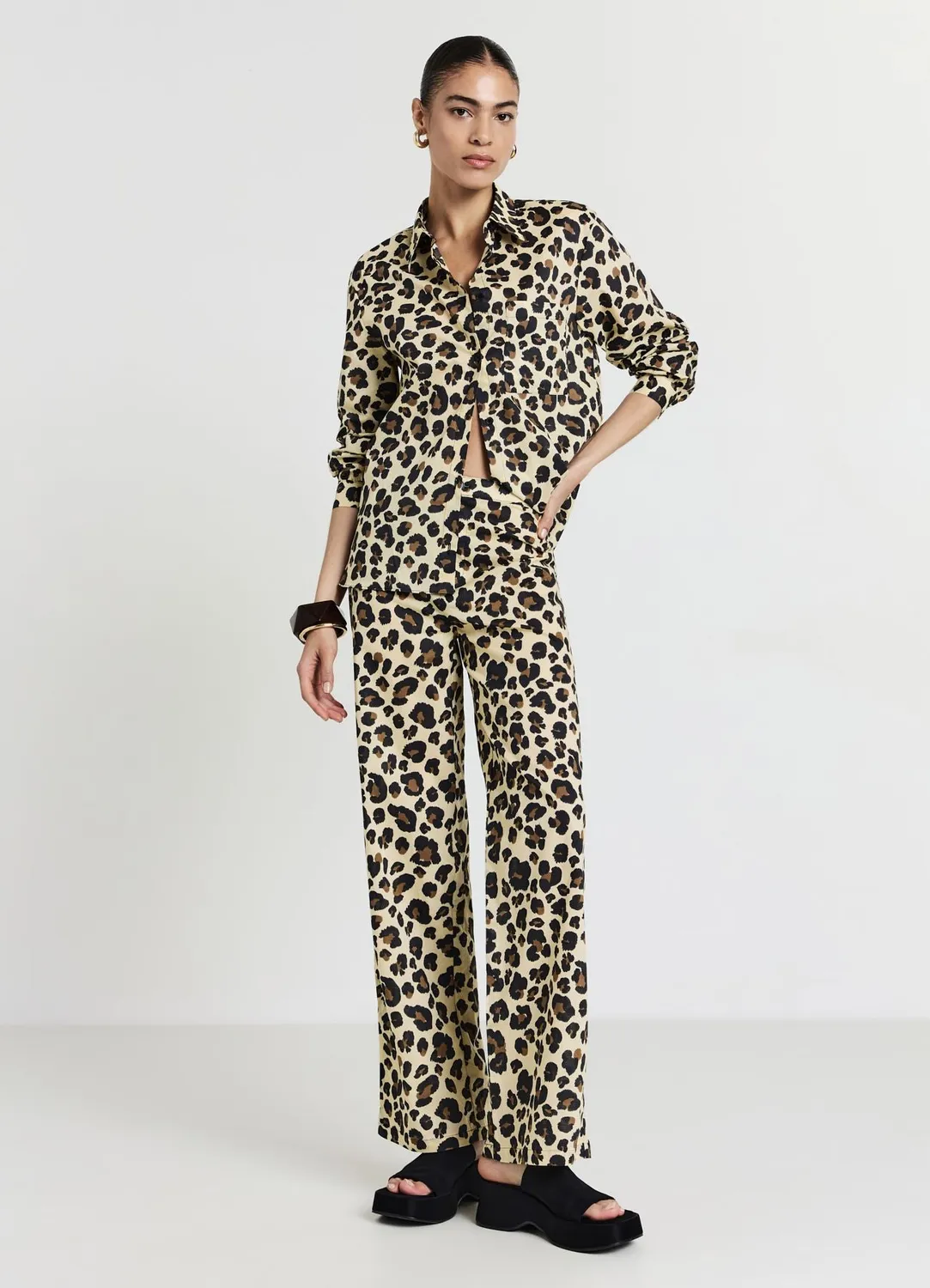 Calliope chemise animalier femme coton