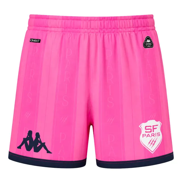 Robe di Kappa Kombat Ryder Stade Français Paris 26/27 short rose rugby