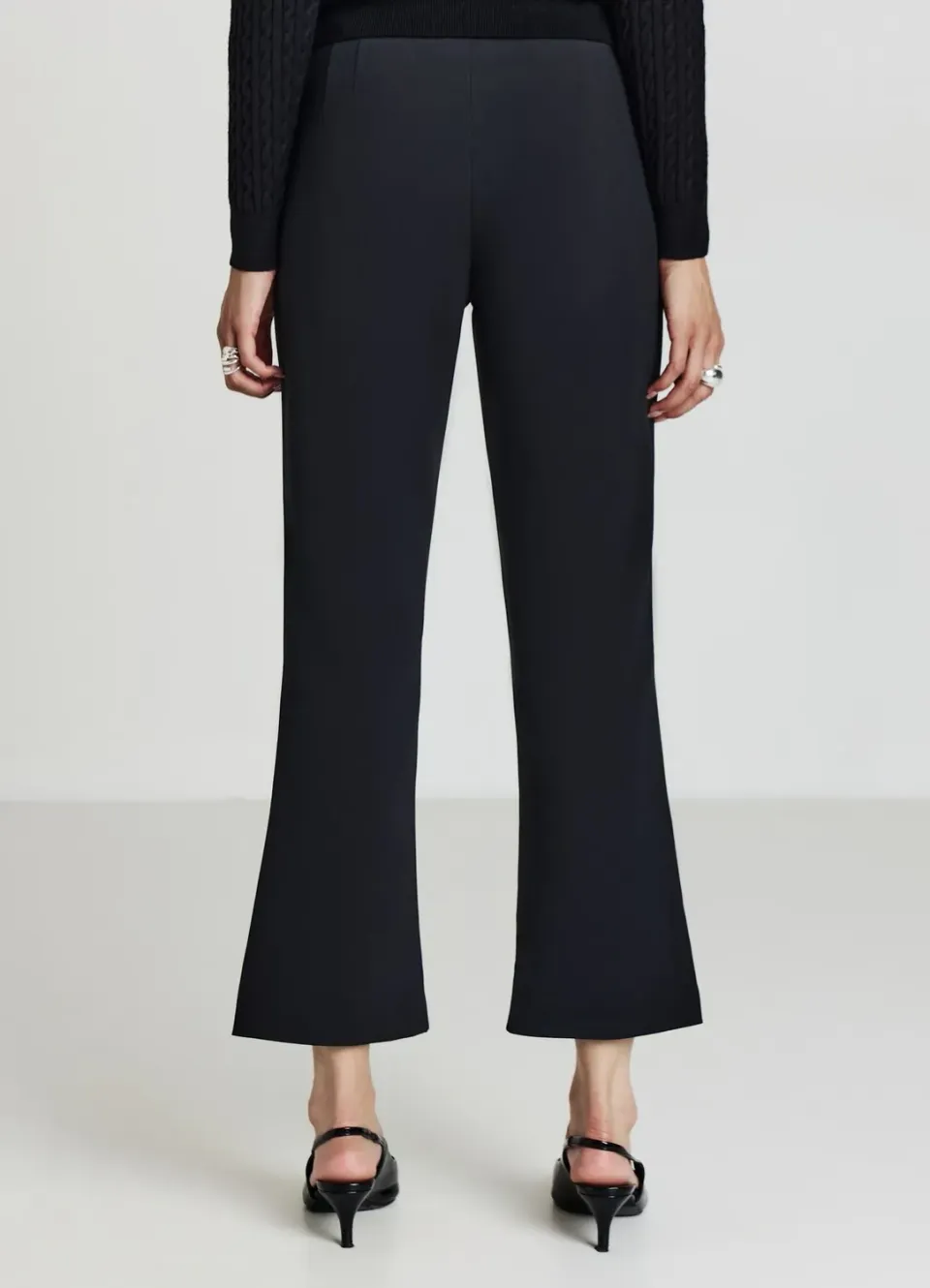 Calliope pantalon flare femme évasé mini taille haute