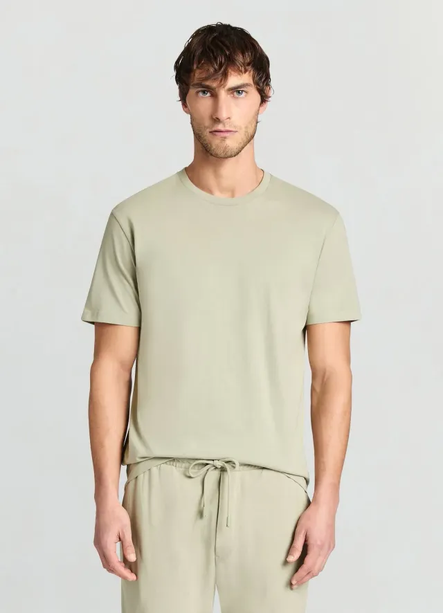 Calliope Girocollo T-Shirt Homme Col Rond Uni