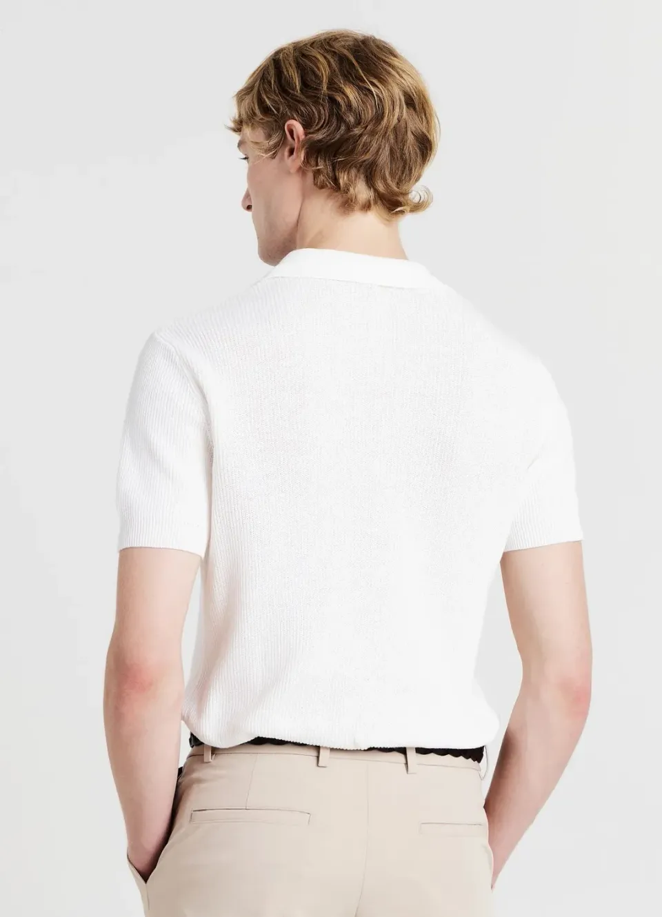 Calliope maille polo homme coton uni