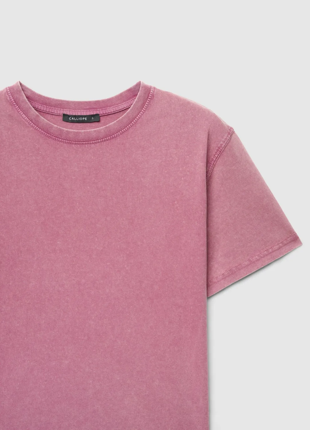 Calliope t-shirt effet délavé femme col rond