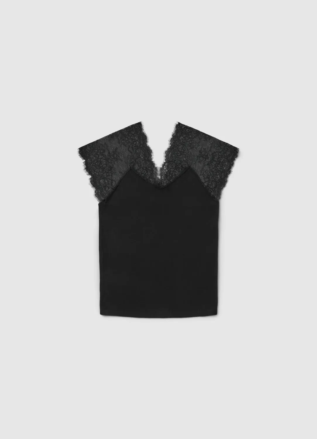 Calliope top col V femme dentelle ajusté soirée