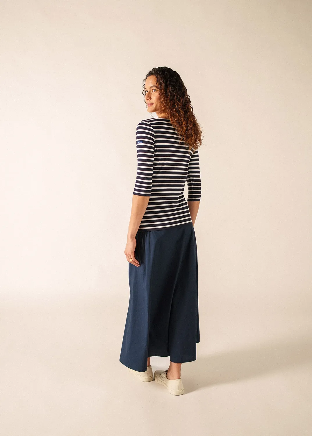 Saint James Garde-Côte marinière femme navy anti-UV