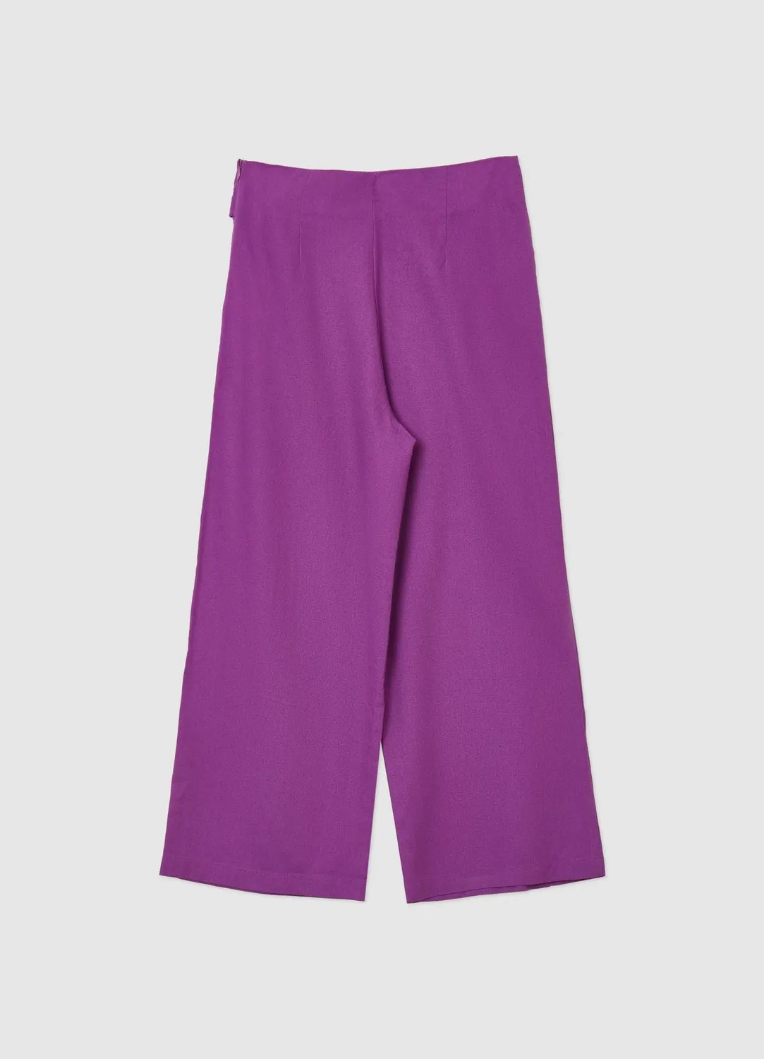 Calliope culotte boucle pantalon femme jambe large