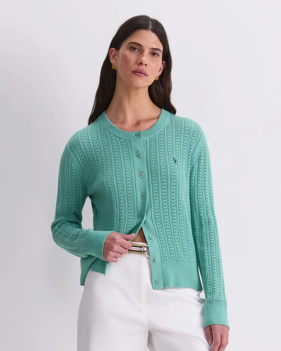 Sportscraft Elka 120811 cardigan femme coton