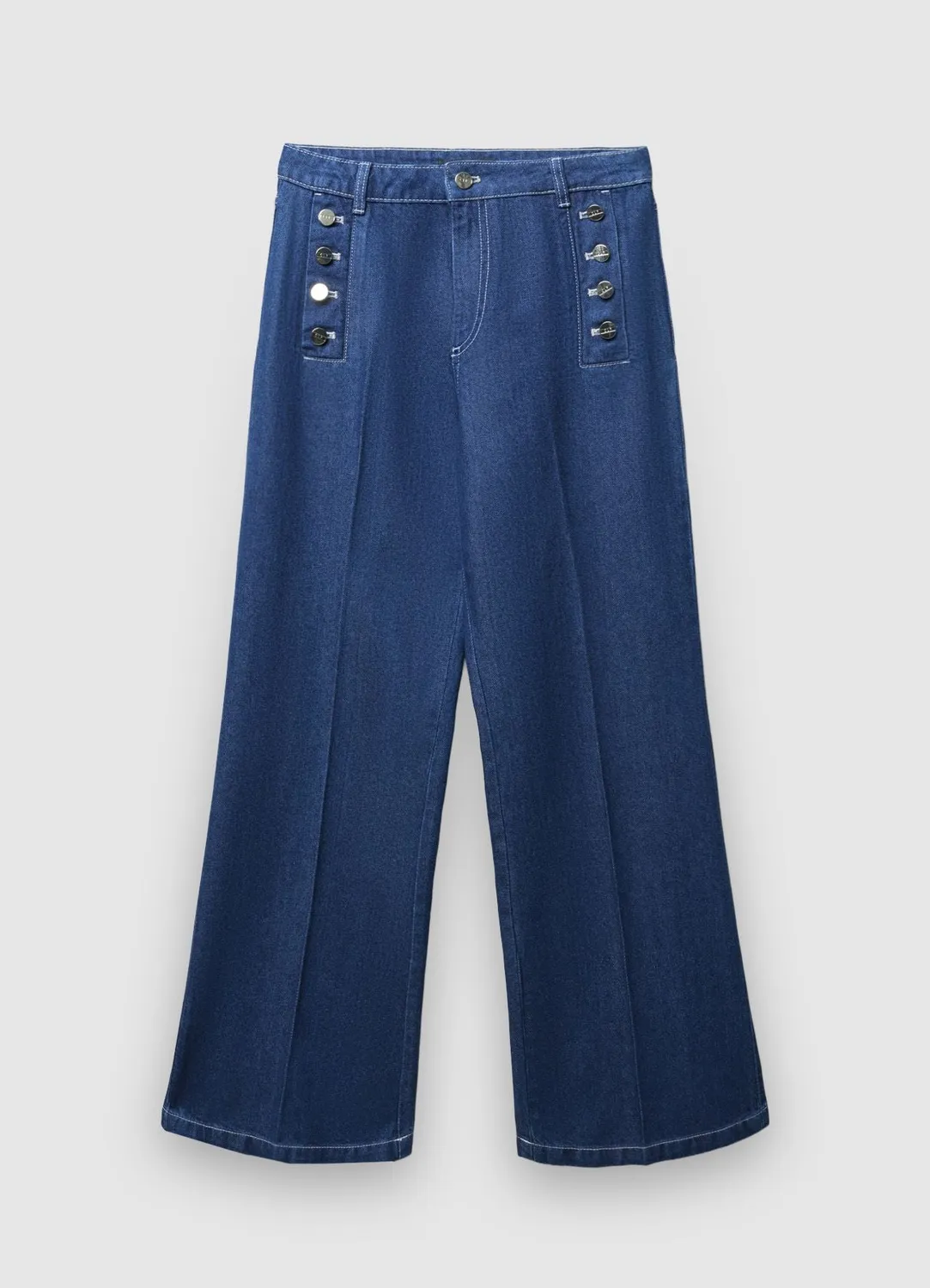 Calliope jean palazzo femme 42 boutons