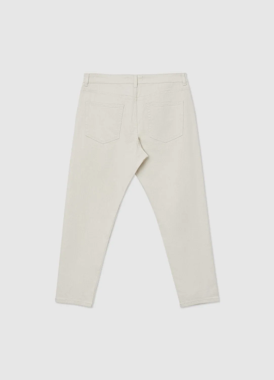 Calliope pantalon cropped homme coton uni