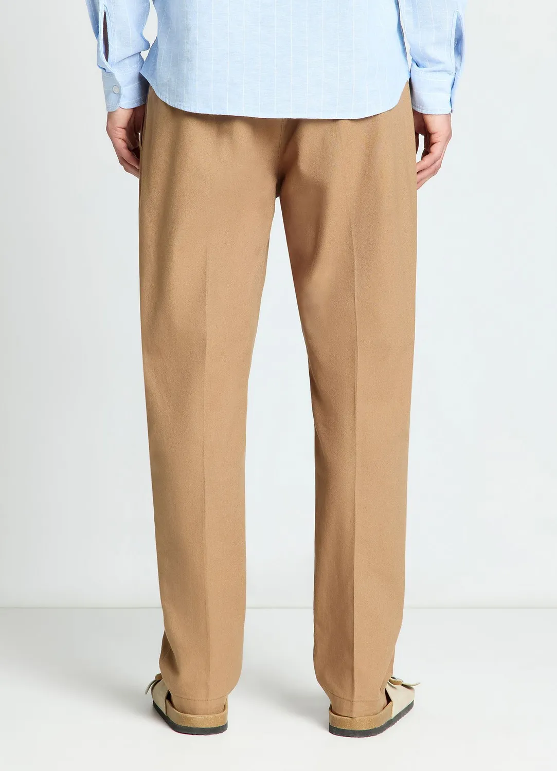 Calliope pantalon homme uni taille elastiquee