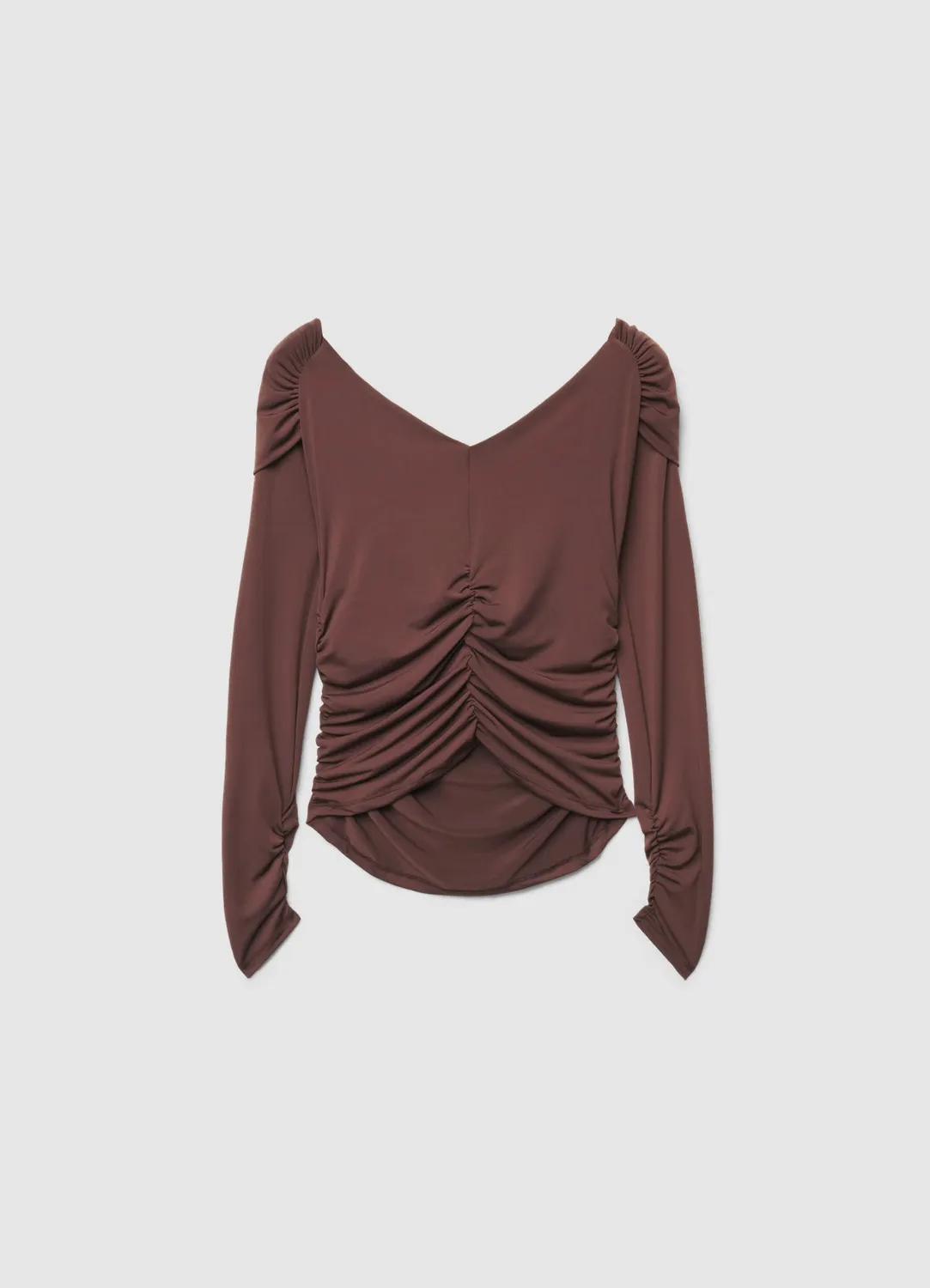 Calliope t-shirt épaules nues femme froncé soirée