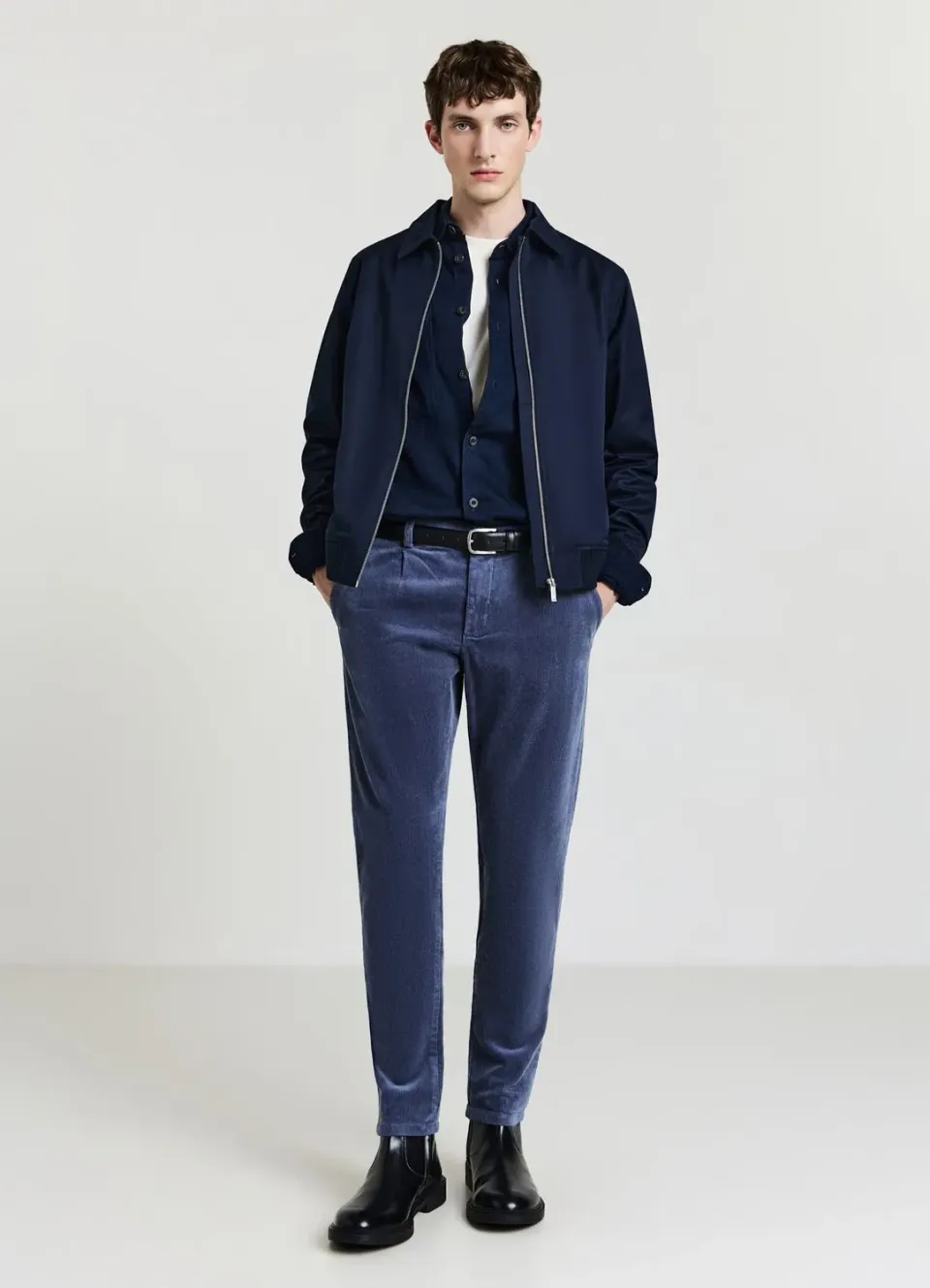 Calliope chino homme pantalon uni regular