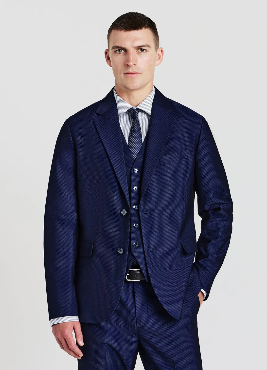 Calliope Veste homme 2 boutons unie bureau