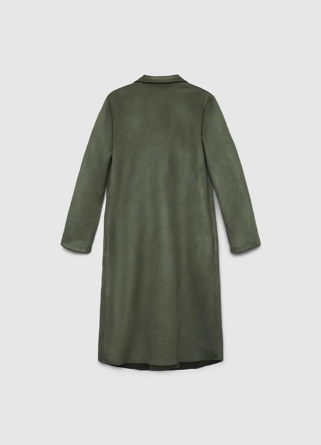 Calliope Manteau suédine femme col classique